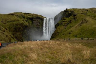 Giant Waterfall in the Icelandic Valleys – Free Download