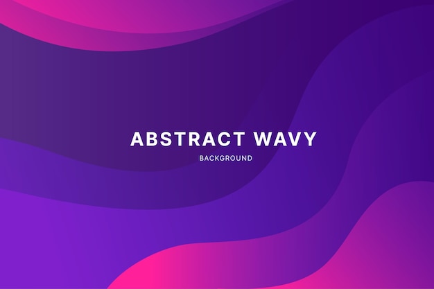 Gradient Abstract Wavy Background – Free Download