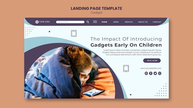 Gadget Impact Landing Page Template – Free Download