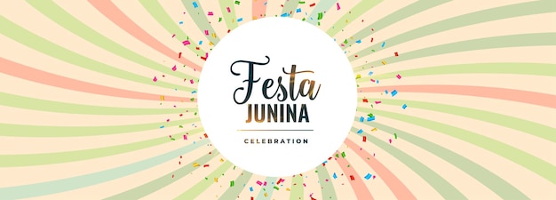 Festa Junina Festival Banner Design Vector Illustration – Free Download