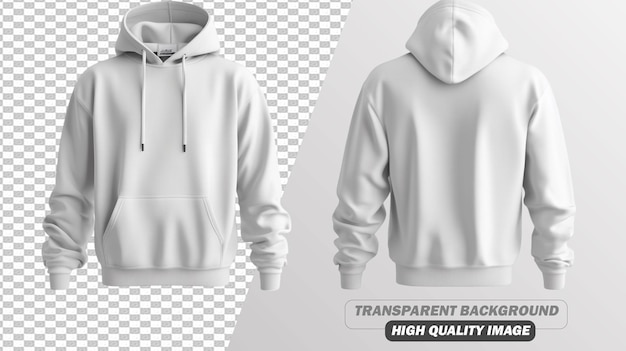 Transparent Background Hoodie Mockup PSD File – Free to Download