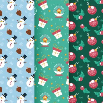 Hand Drawn Christmas Pattern Collection – Free Stock Photo for Download