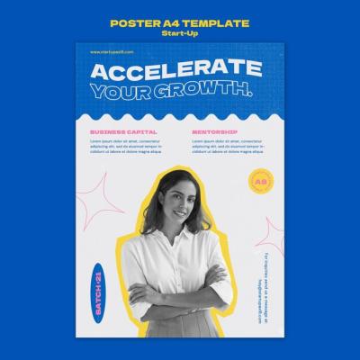 Startup Poster Design Template – Free Download