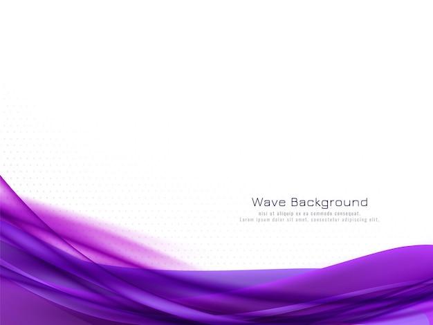 Modern Stylish Violet Wave Flow Design Background – Free Download, Download Free Stock Photo