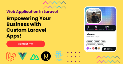 Develop Web Applications for You in Laravel