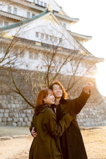 Japanese Couple Taking a Selfie Outdoors on White Day – Free Stock Photo, Download for Free