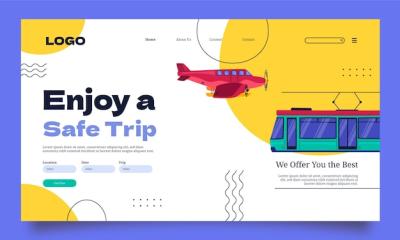 Transport and Conveyance Landing Page Template – Free Download