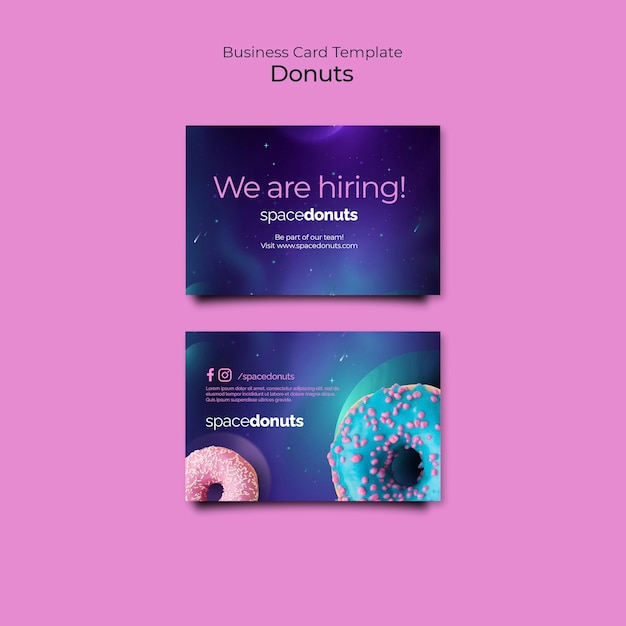 Realistic Donuts Design Template – Free Download for Stunning Projects