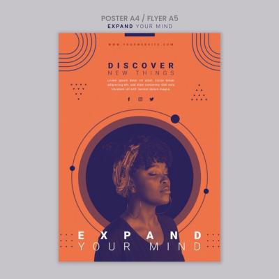 Expand Your Mind Flyer Template – Free Download