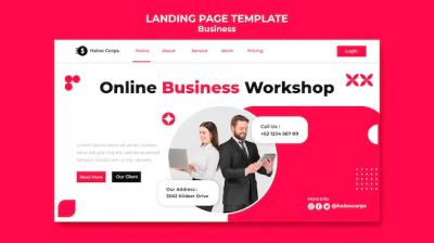 Business Landing Page Template – Free Download