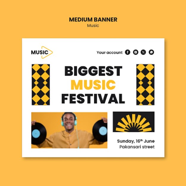 Music Festival Event Template – Free Download