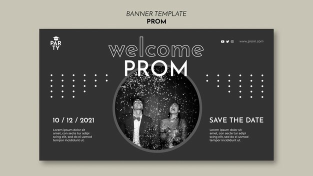 Graduation Prom Banner Template – Free to Download