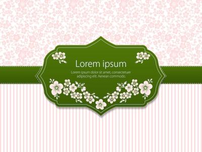 Floral Background Artwork for Wedding Invitation and Announcement Card – Free Download