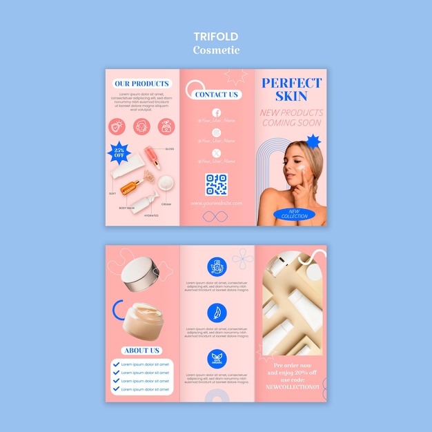 Cosmetic Template Design for Stunning Creations – Free Download