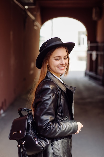 Young Pretty Girl Walking and Posing in the City – Free Stock Photo for Download