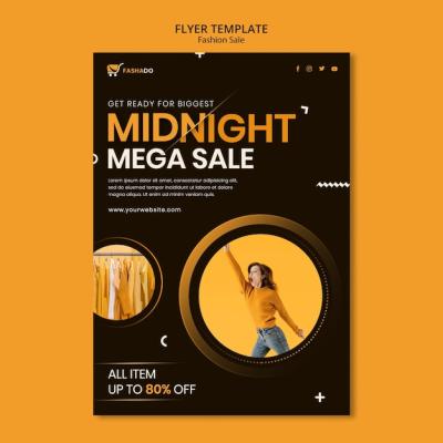 Fashion Sale Flyer Template – Free Download