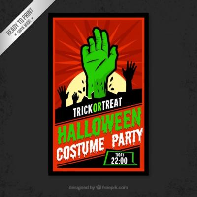 Colorful Halloween Invitation – Free Stock Photo for Download