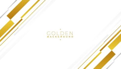 Luxury White and Golden Banner Template for Events – Free Download