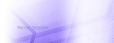 Modern Business Banner with Soft Violet Color Geometric Design – Free to Download