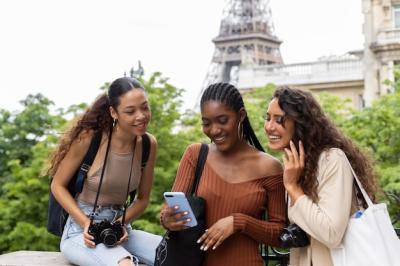 Women Traveling Together in France – Free Download