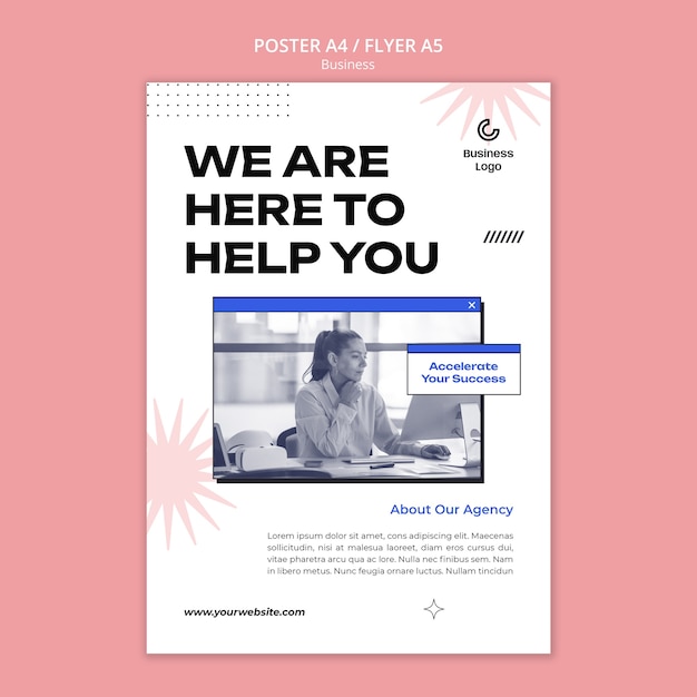 Professional Business Template Design for Free Download