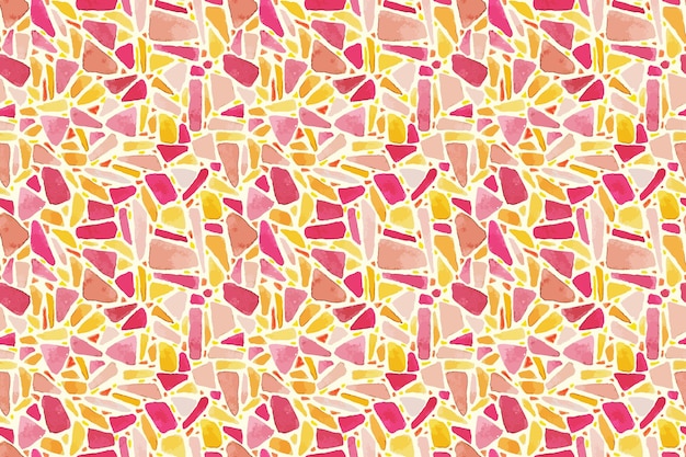 Colorful Hand-Painted Terrazzo Pattern – Free Download