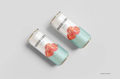 Realistic Drink Can Mockup for Your Designs – Free to Download