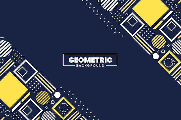 Flat Geometric Background – Free to Download