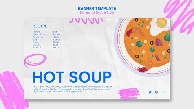 Banner Recipes Website Template – Download Free Stock Photo