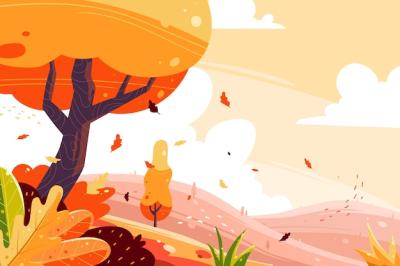 Hand Drawn Autumn Background – Free Download, Free Stock Photo