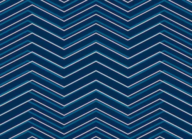 Blue Chevron Sashiko Pattern Background in Zigzag Style – Free Download