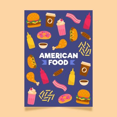 American Food Flyer Template – Free Download