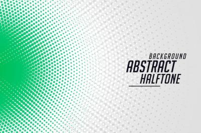 Round Halftone Banner Abstract Background Design – Free Download