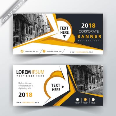 Abstract Header Design for Back and Front – Free Download