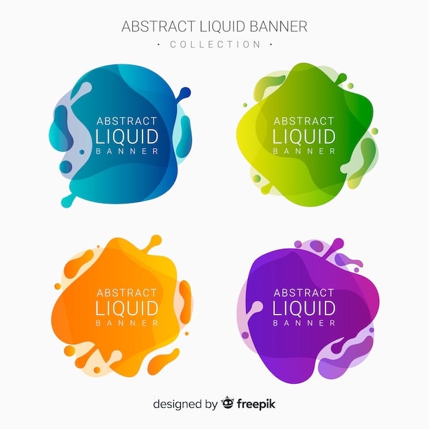 Abstract Liquid Banners – Download Free Stock Photo