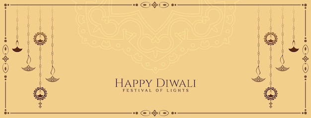 Beautiful Hanging Lamps Design for Happy Diwali Festival – Free Download