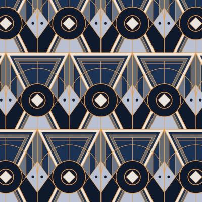 Art Deco Pattern Illustration – Free Download