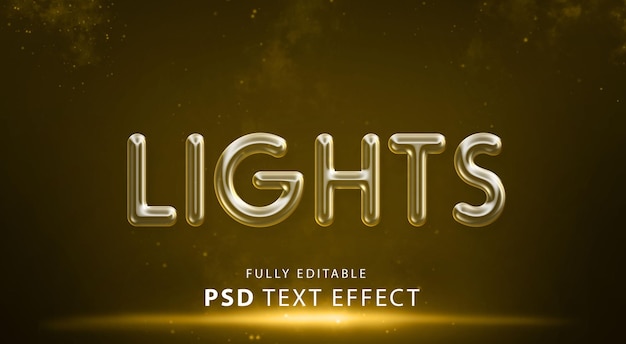 Glass Style PSD Text Effect – Free Download