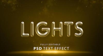 Glass Style PSD Text Effect – Free Download