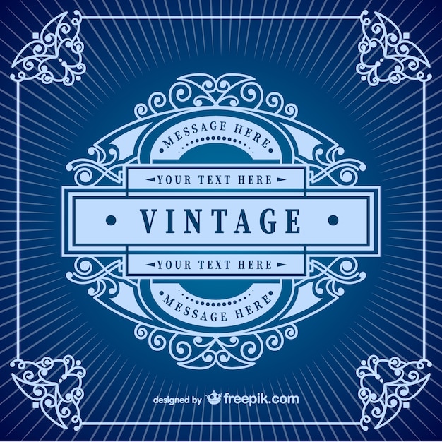 Vintage Frame Template for Creative Projects – Free Download