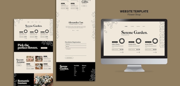 Stunning Flowershop Website Template for Your Business – Free Download