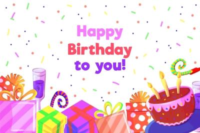 Happy Birthday Wallpaper – Download Free Stock Photo