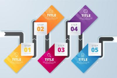 Gradient Roadmap Infographic – Free to Download