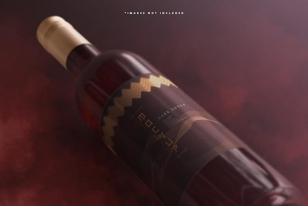 Wine Bottle Branding Mockup – Free Download