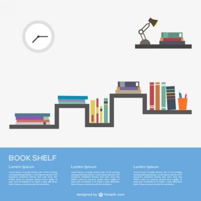 Books on the Shelf – Free to Download Stock Photo