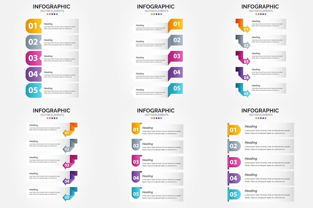 Vector Infographics for Advertising Your Business in Brochures, Flyers, and Magazines – Free Download