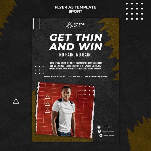 Sport Flyer Template for Creative Events – Free Download