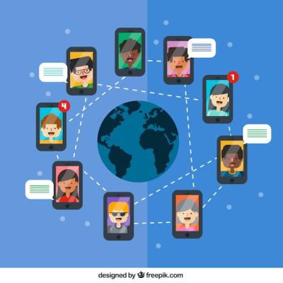 Mobile Phone Networking Concept – Free Download