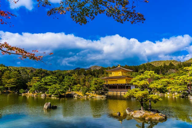 Stunning Kinkaku-ji Temple with Golden Pavilion in Kyoto, Japan – Free Download