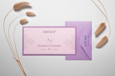 Wedding Set Mockup – Free Stock Photo for Download